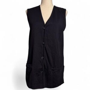 Vintage Twee Theo Miles Button-Up Navy Vest